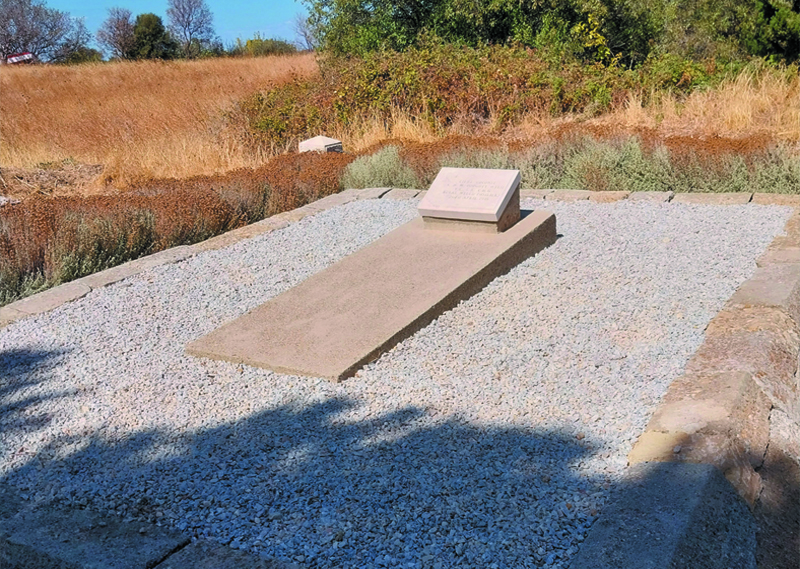 Doughty-Wylie'nin mezarının bugünkü hali, 2025