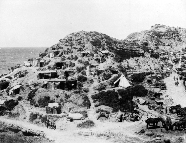 Zığındere girişi, 1915.